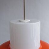 Vintage Czechoslovak Hanging Glass Lamp By Osvětlovací Sklo, 1970s