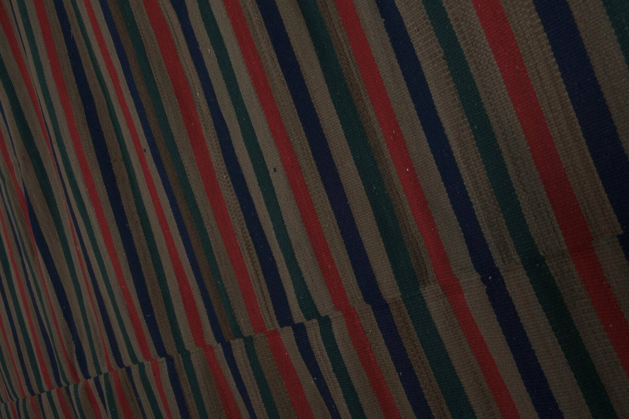 Vintage Turkish kilim, handwoven, 303x343 cm.