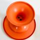 Orange round coffee table, Italy 60s