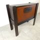 Vintage meather and wooden bar cabinet by Hi Plan, 1960s