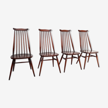 4 vintage Scandinavian Chairs Ercol