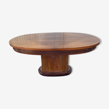 Oval table with art deco central foot