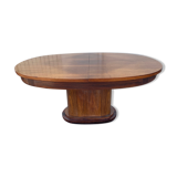 Oval table with art deco central foot