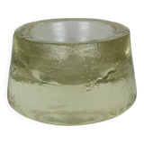 Vide poche glaçon verre massif vintage, cendrier