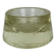 Vintage solid glass ice cube tray, ashtray