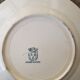 Plate in Iron Earth Saint Amand & Hamage model Marie Louise