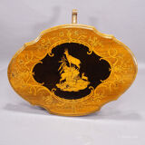 Edelweiss marquetry side table Brienz Switzerland 1900