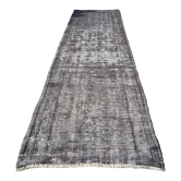 Vintage distressed turkish rug runner