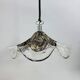 Lampe en verre et métal
