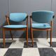 Set of 2 Kai Kristiansen Model 42 Teak Z-chairs for  Shou Andersen Denmark