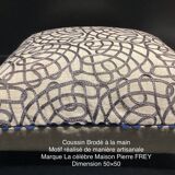 Coussin Pierre Frey Brodé à la main