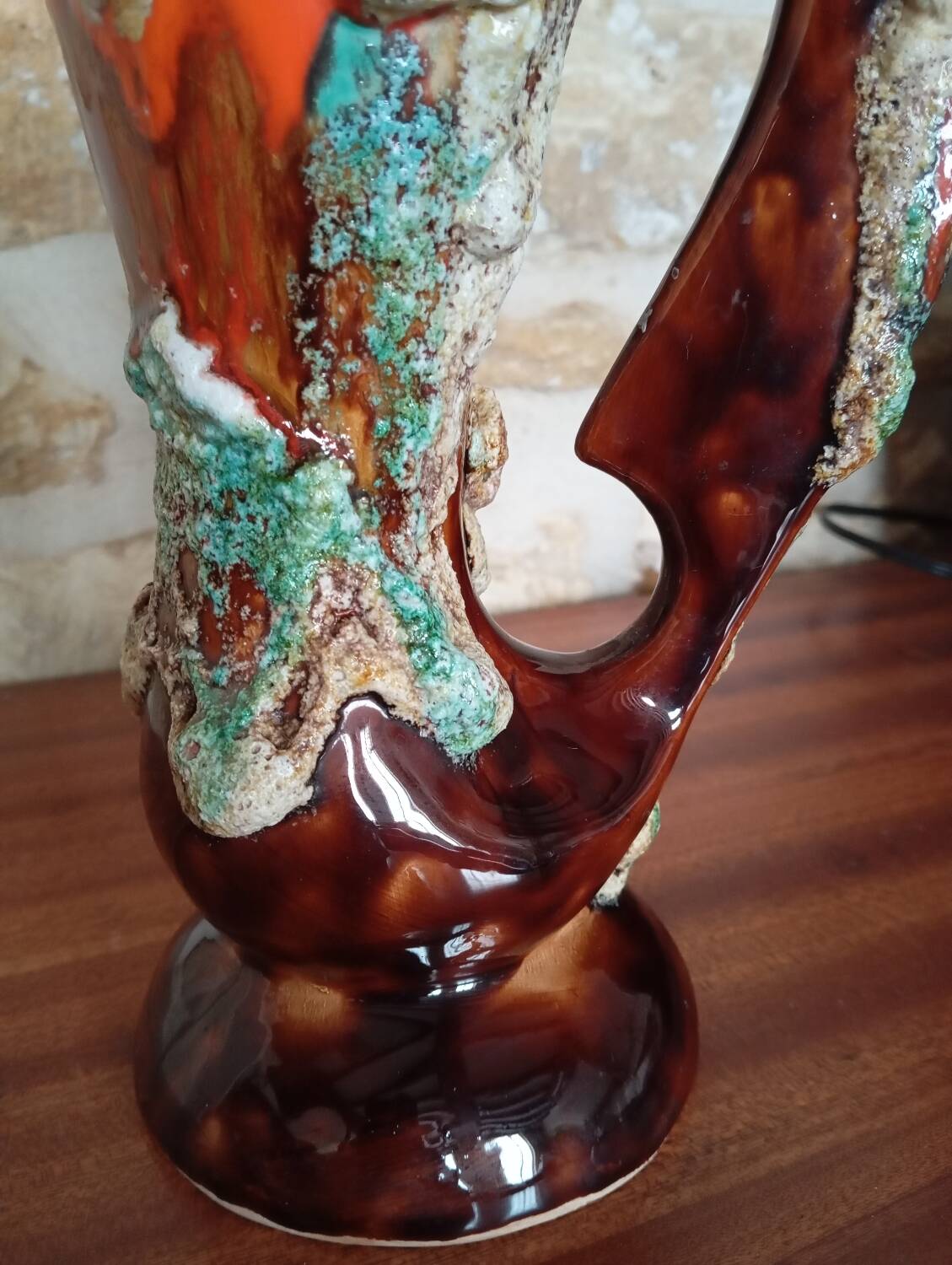 Vallauris style vase