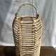 Small lantern-shaped rattan suspension H35 D15