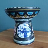 Candlestick holder signed André L'Helguen Keraluc Quimper