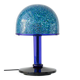 Gae Aulenti pour la lampe de table en verre de Murano Vistosi, 'Neverrino' Murrine bleu-vert
