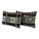Set of 2 vintage kilim cushion covers 41x61 cm