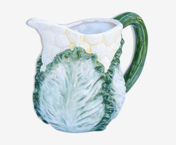 Carafe pichet barbotine choufleur