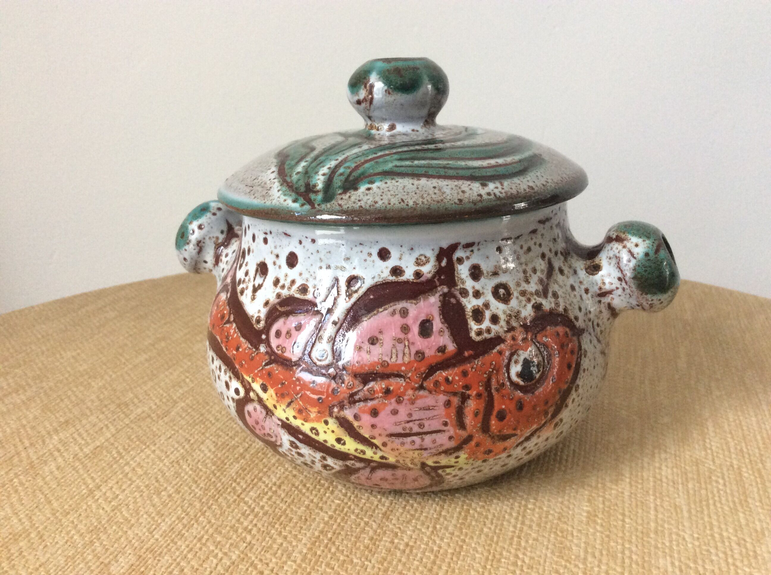 Pot with Ceramic Lid Vallauris