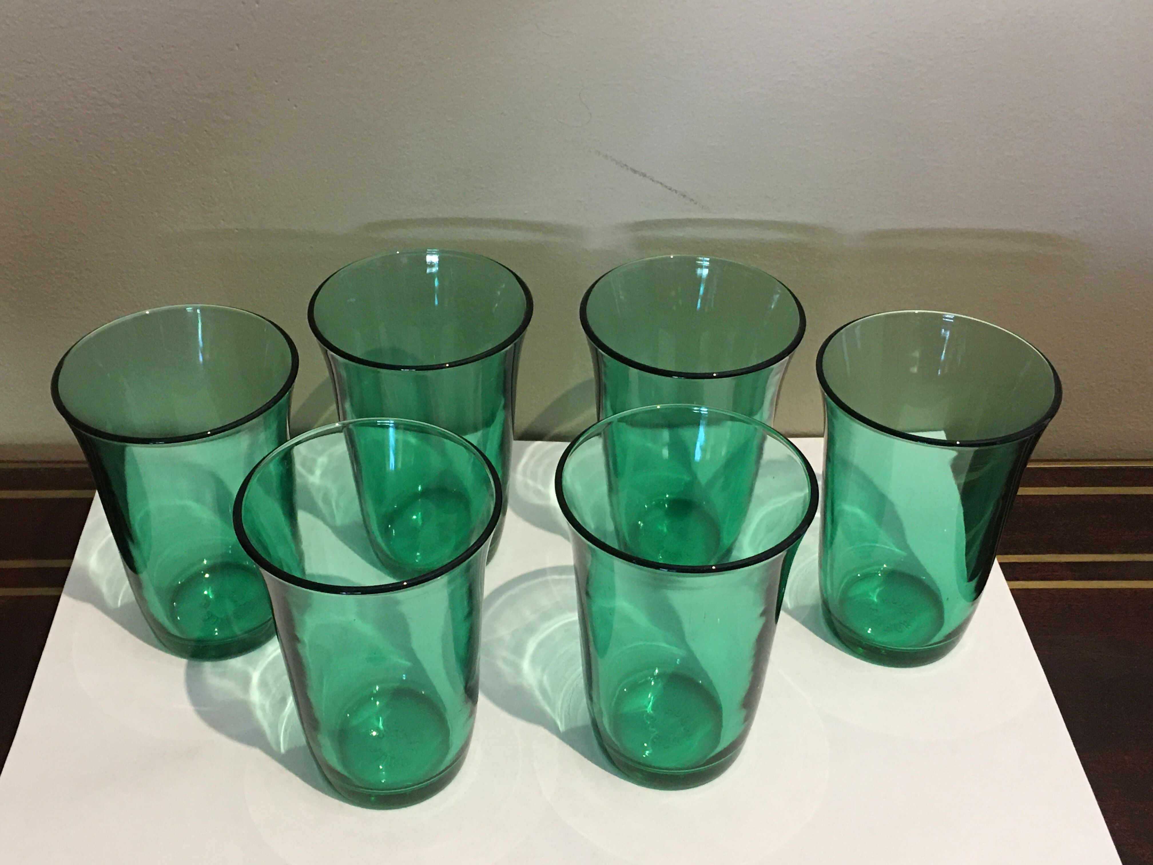 Lot de 6 verres vintage Lesieur