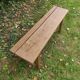 Antique oak bench