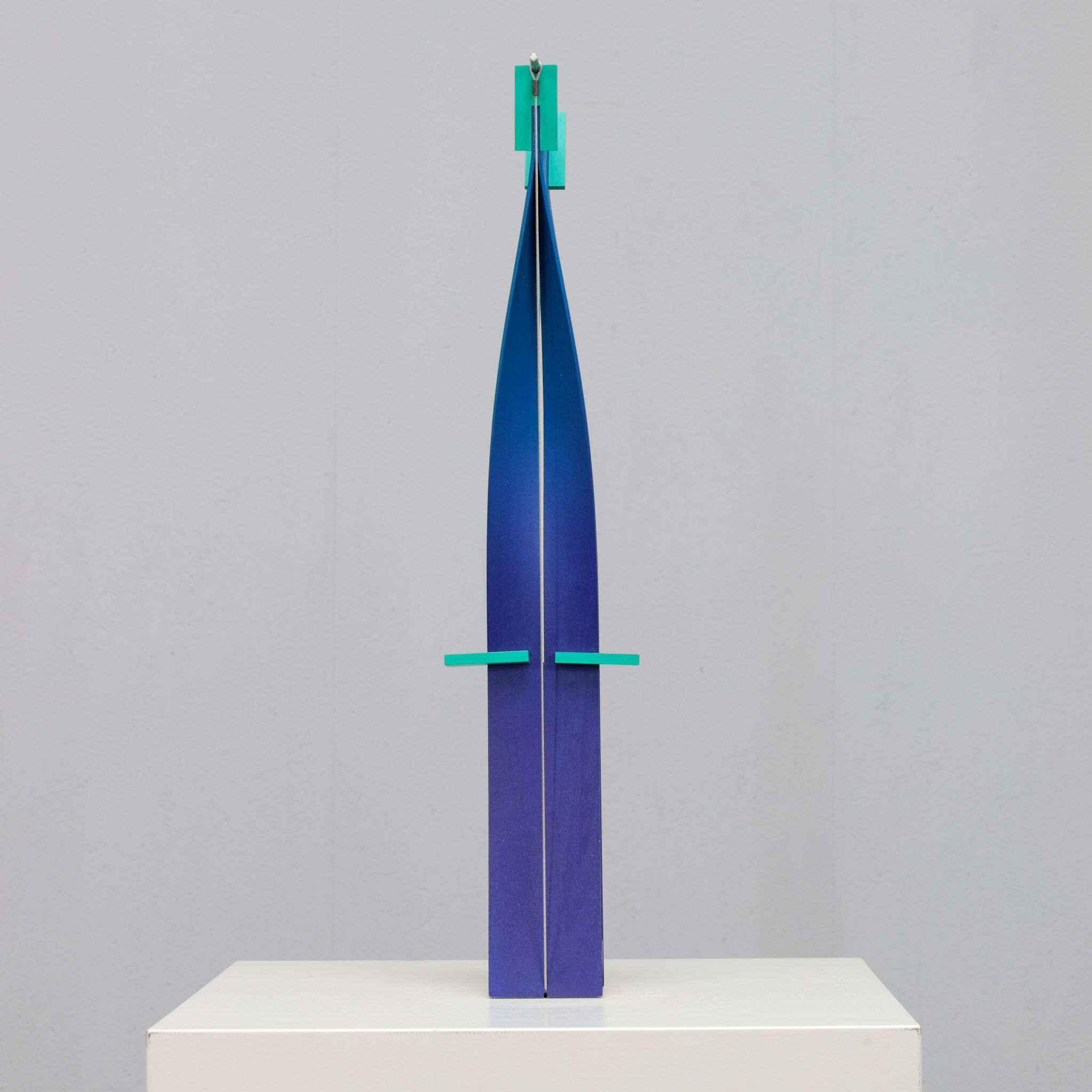 Constructivist sculpture "Yo-ga-ga" by Henk van Putten, Netherlands, 1990s
