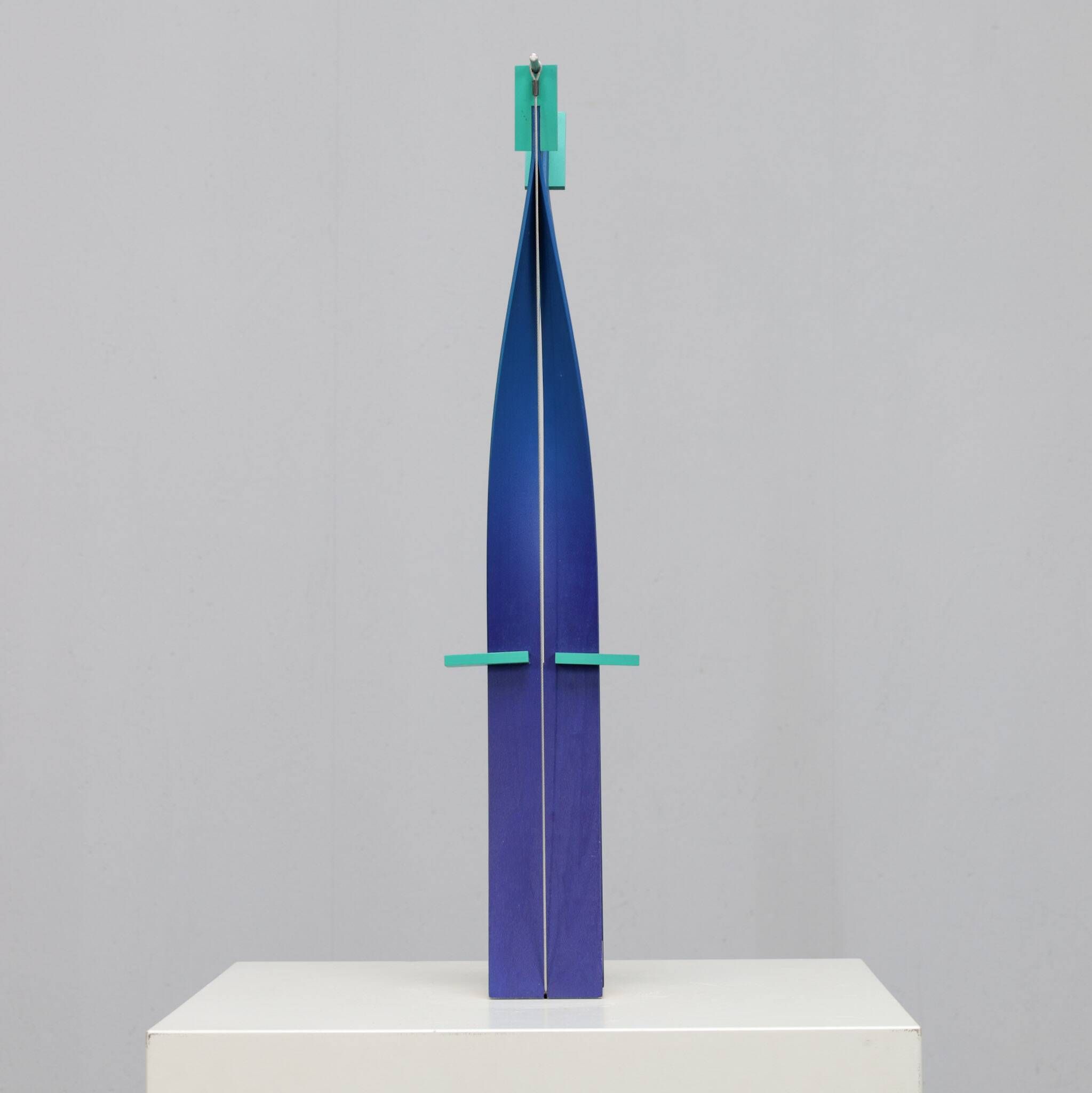 Constructivist sculpture "Yo-ga-ga" by Henk van Putten, Netherlands, 1990s