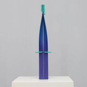 Constructivist sculpture "Yo-ga-ga" by Henk van Putten, Netherlands, 1990s