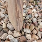 Old wooden stepladder