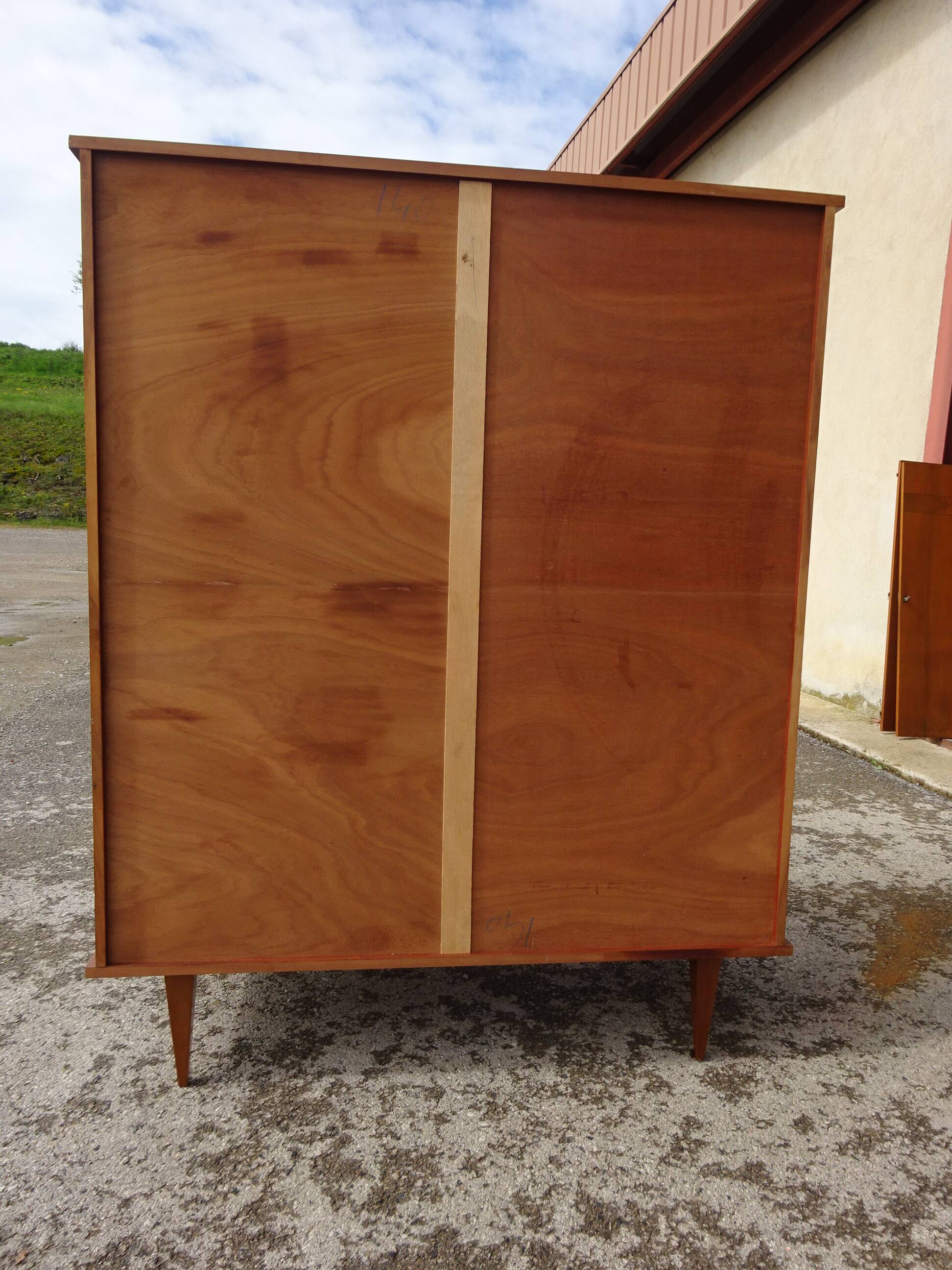 Vintage wardrobe, closet and shelves