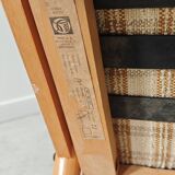 Pair of boomerang armchairs by antonin suman for ton (thonet)