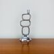 Matthew Hilton style aluminum circle candle holder, vintage design