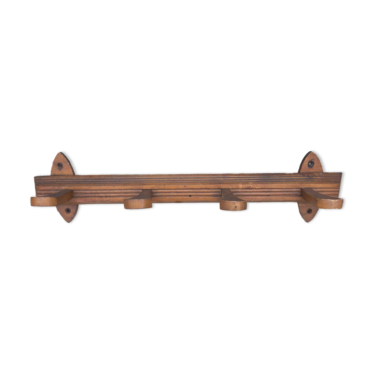 Wooden wall coat rack, vintage wall coat rack, entrance hall