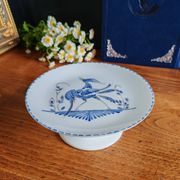 Limoges Porcelain Footed Plate