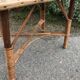 Table basse vintage en rotin