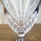 6 crystal wine glasses