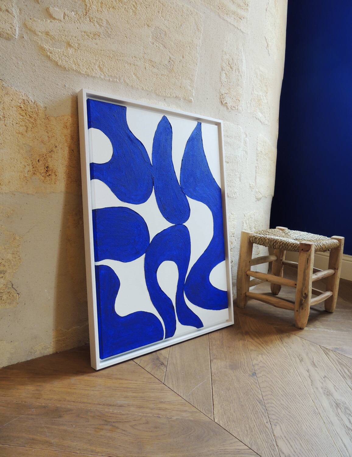 Tableau bleu majorelle