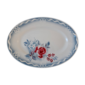 Plat ovale Digoin Sarreguemines modèle Olga 35