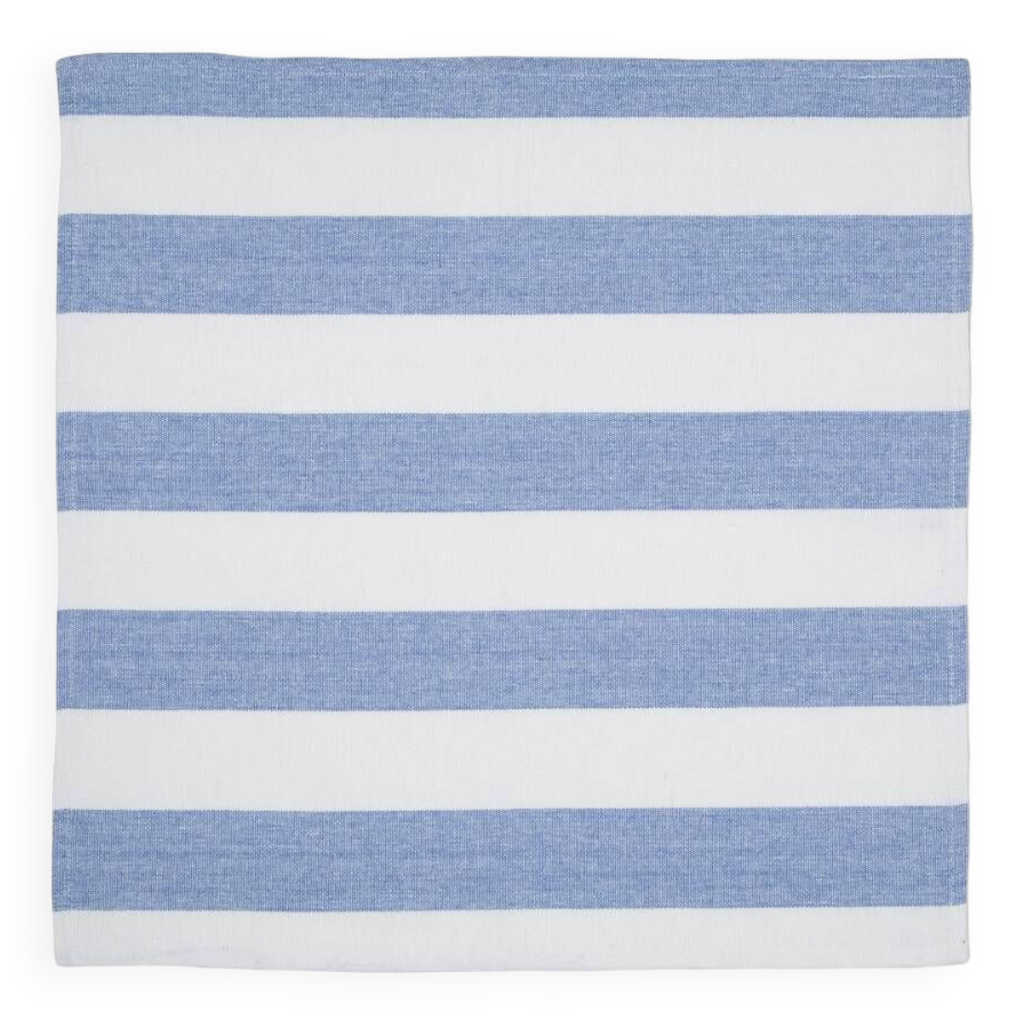 Set of 6 blue striped napkins