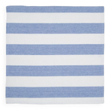 Set of 6 blue striped napkins