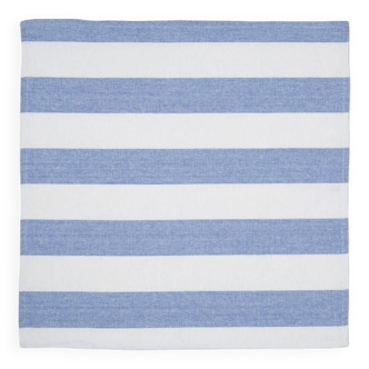 Lot de 6 serviettes à rayures bleu