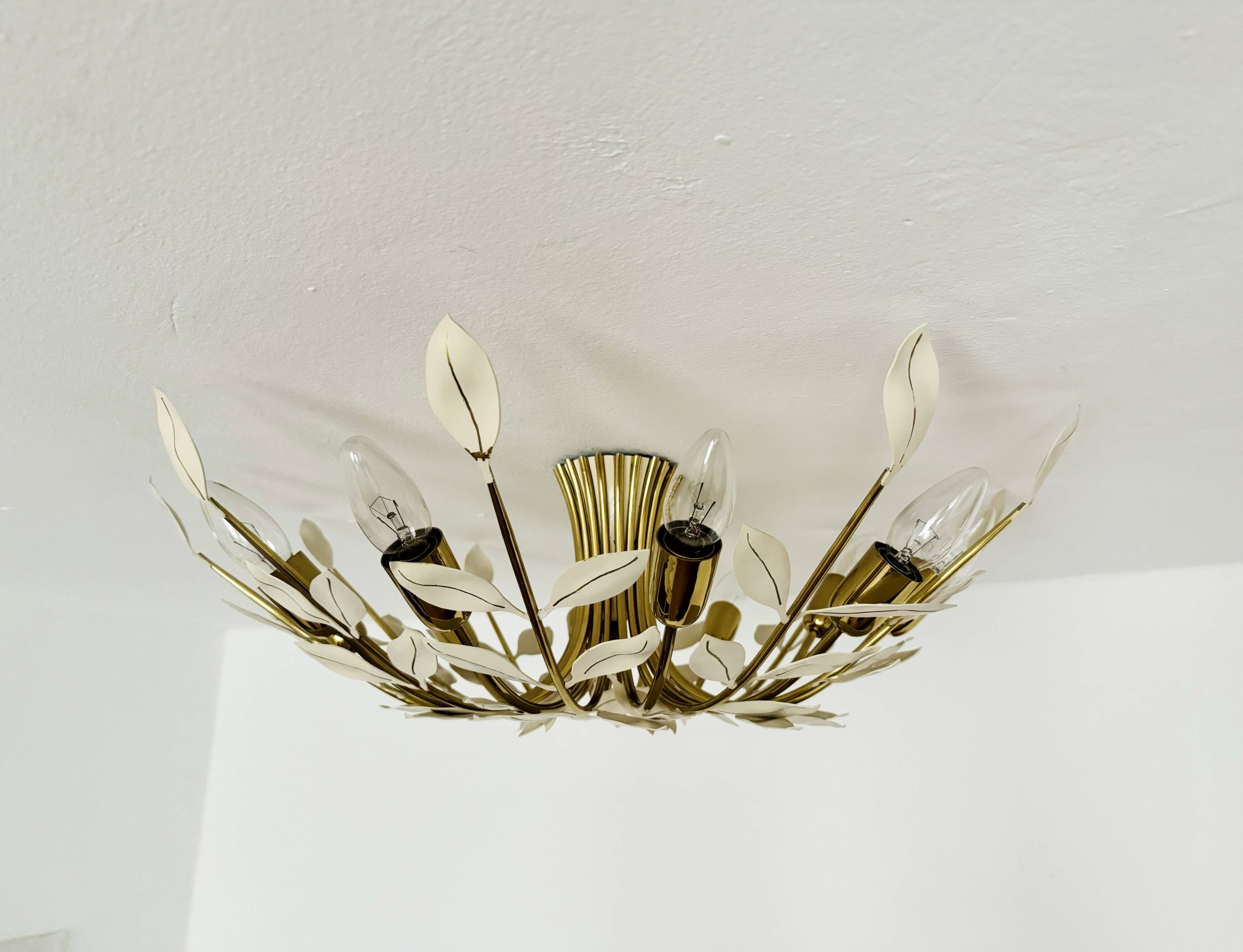 Flush Chandelier by Vereinigte Werkstätten Munich