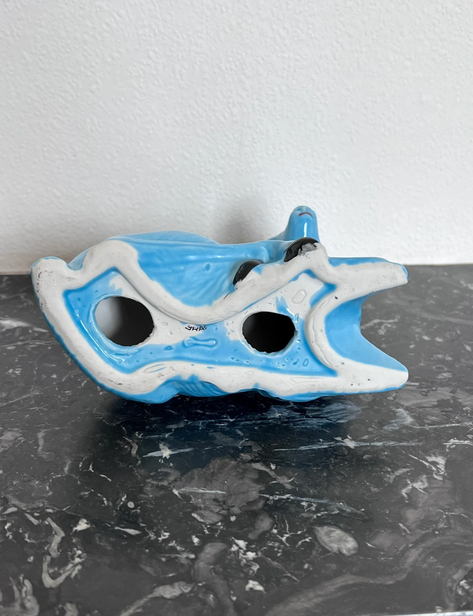 Biche en céramique vintage années 70