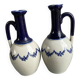 2 st Uzes tarre steel ewers