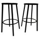 Set of four vintage bar stools - webbing Italian design