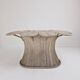 Vintage Oval Bamboo and Rattan Dining Table Base, France 1980's