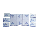 Tea tablecloth and its 6 hand-embroidered towels