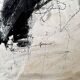 Felix Bachmann, Abstract Composition in Black and White, 2023, Mixed Media on Canvas