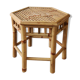 Octagonal bamboo table
