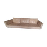 Designer Philippe Stark sofa, in natural leather