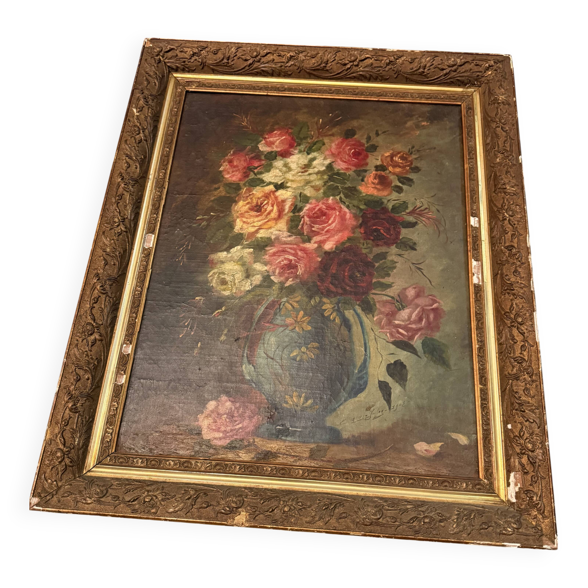 Still life oil on canvas